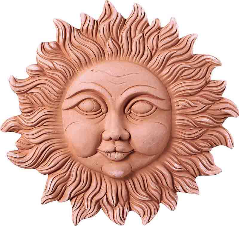 SOLE SPLENDENTE IN TERRACOTTA 18CM