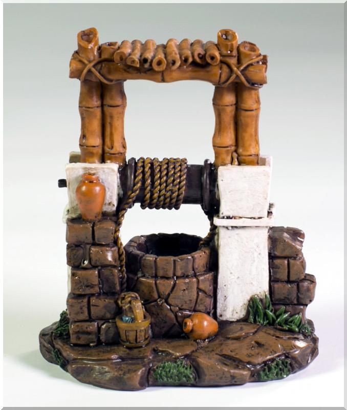 POZZO IN RESINA 9X5,5X10,5CM PER PRESEPE
