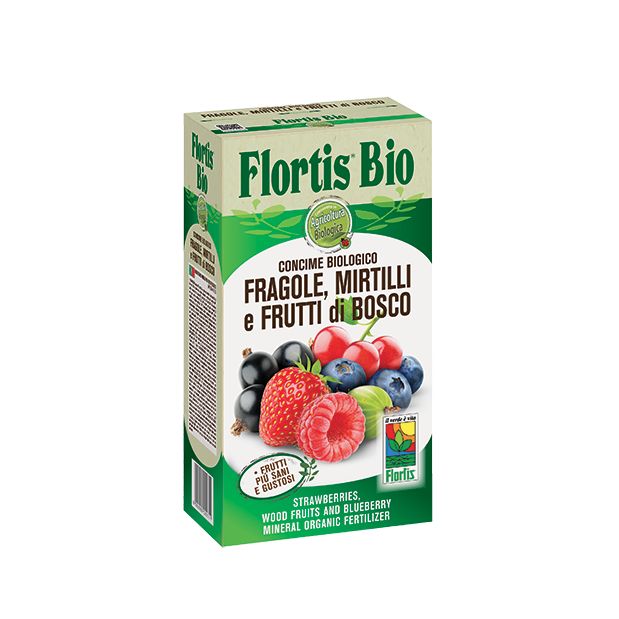 Concime biologico per fragole, mirtilli e frutti di bosco in pellet, 1 kg