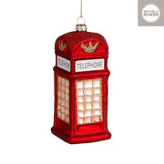 DECORAZIONE CABINA TELEFONICA ROSSA H14CM DA APPENDERE