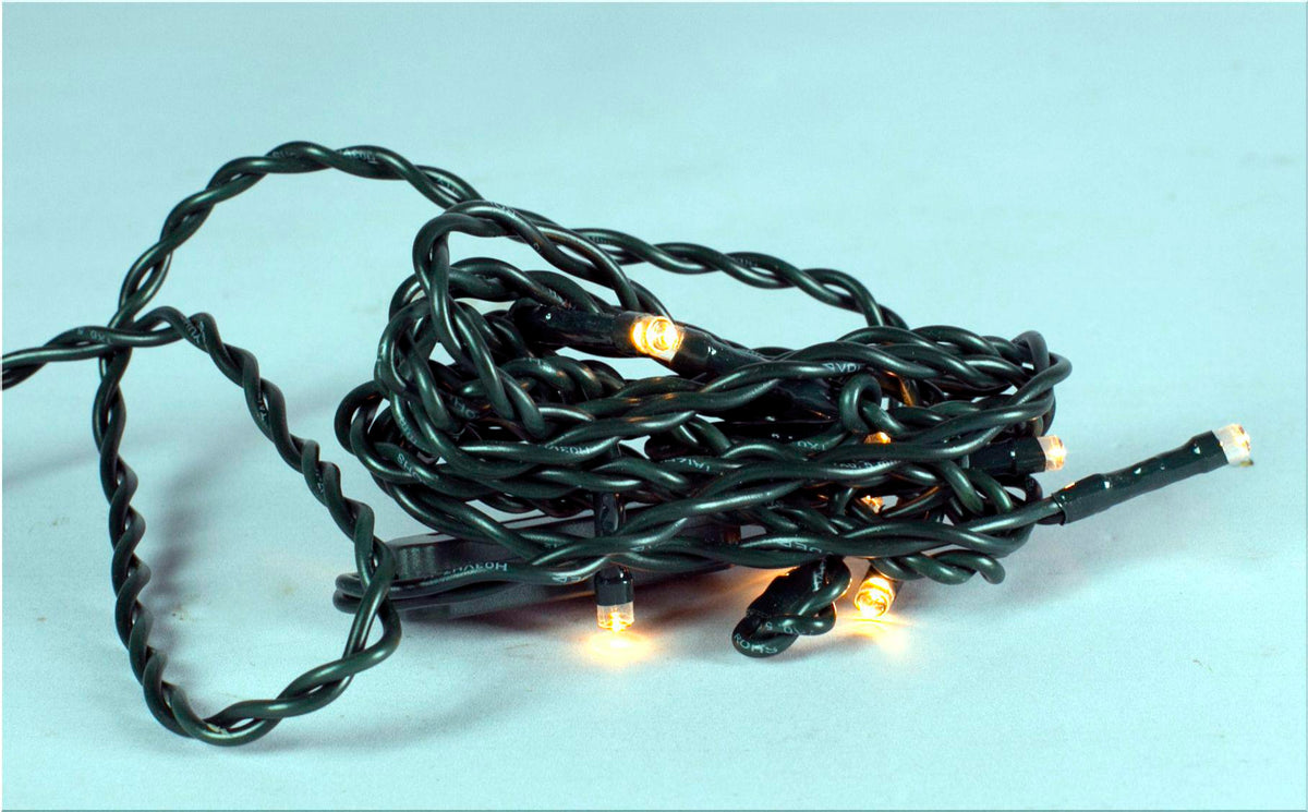 SERIE 10 LED 5 MM BIANCO CALDO 20/150CM 220V
