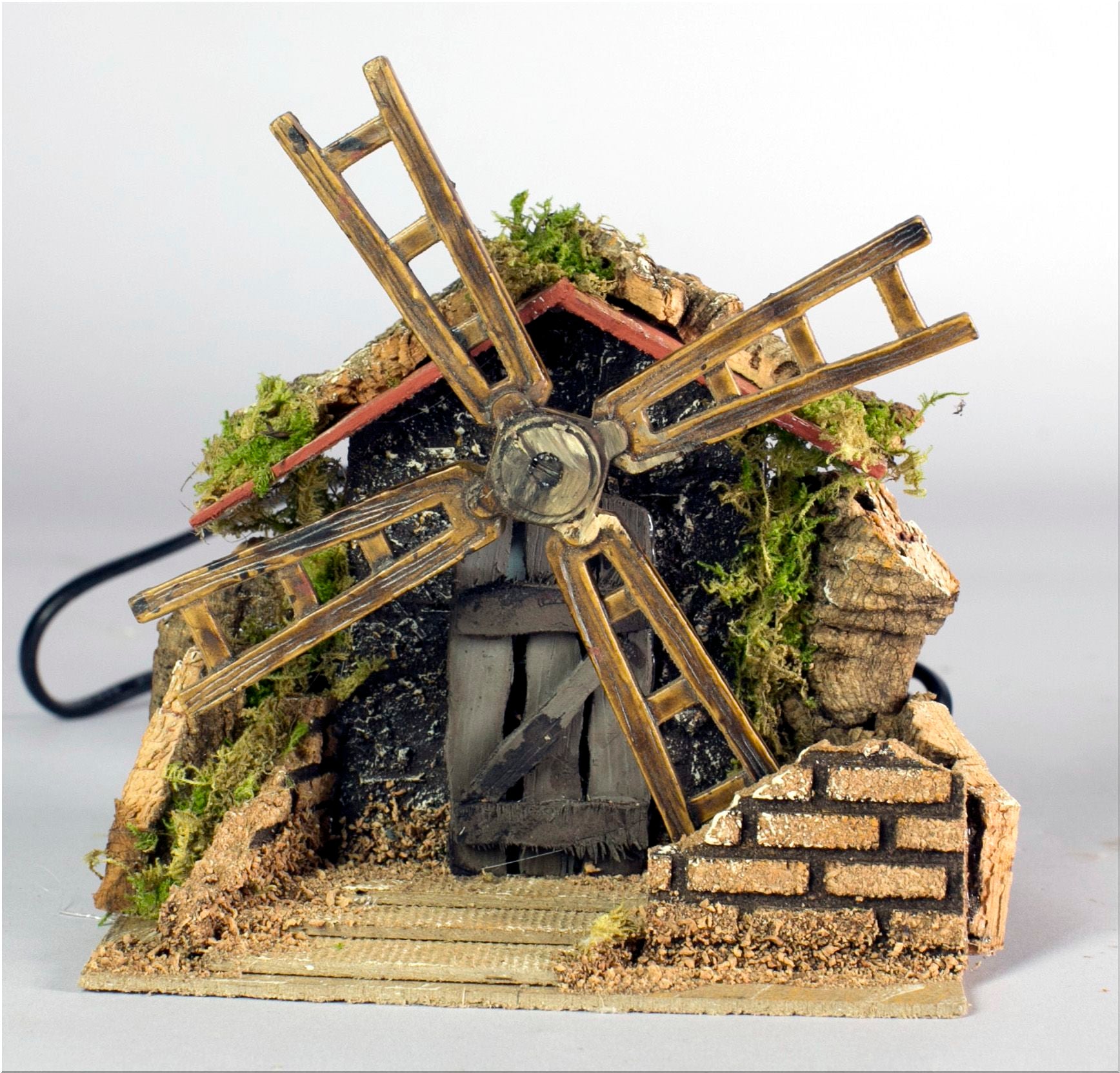 MULINO A VENTO FUNZIONANTE 15X10X14CM