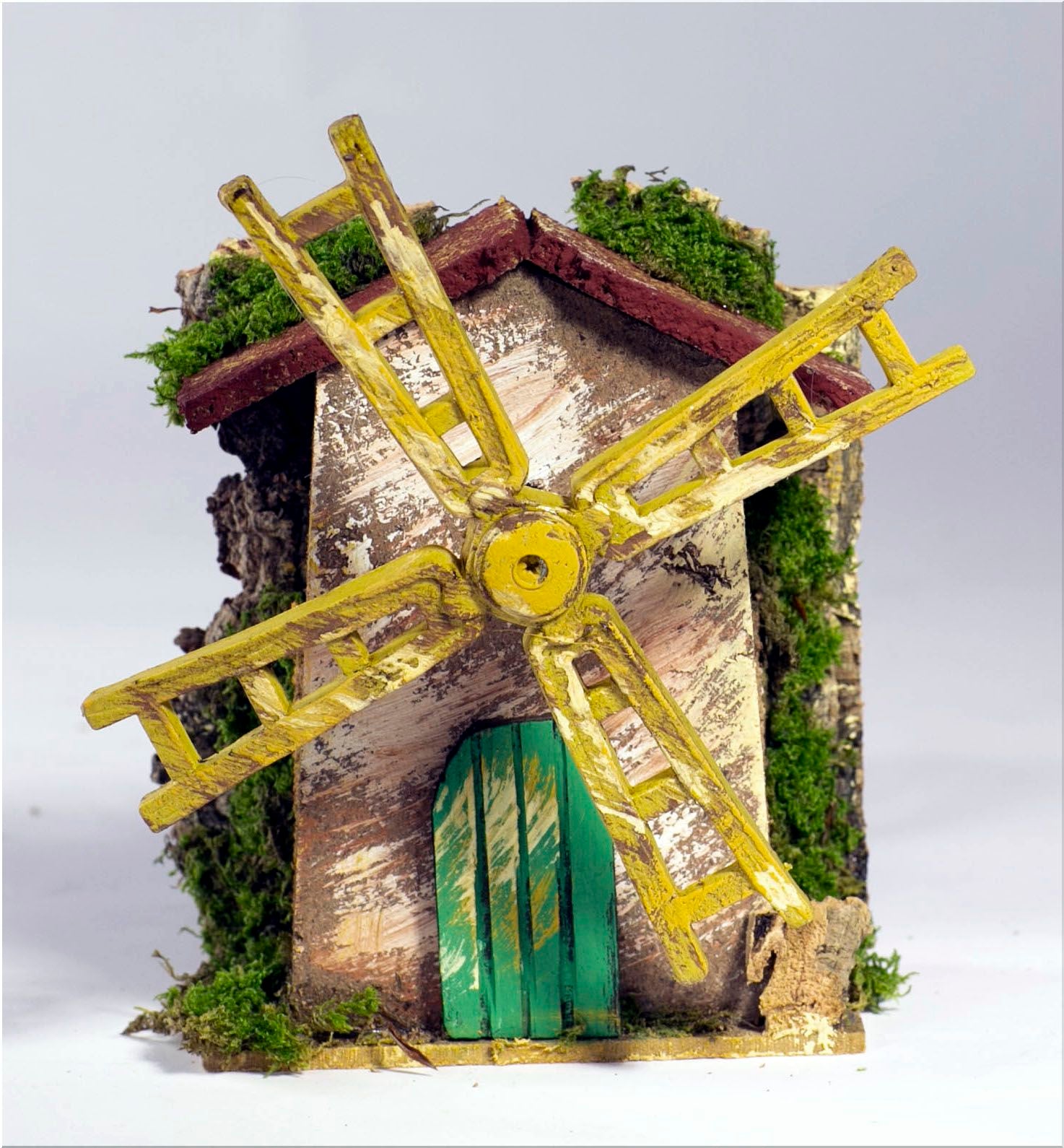 MULINO A VENTO CON MOVIMENTI 10X6X15CM