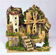 MULINO A VENTO CON MOVIMENTI 20X14X18CM