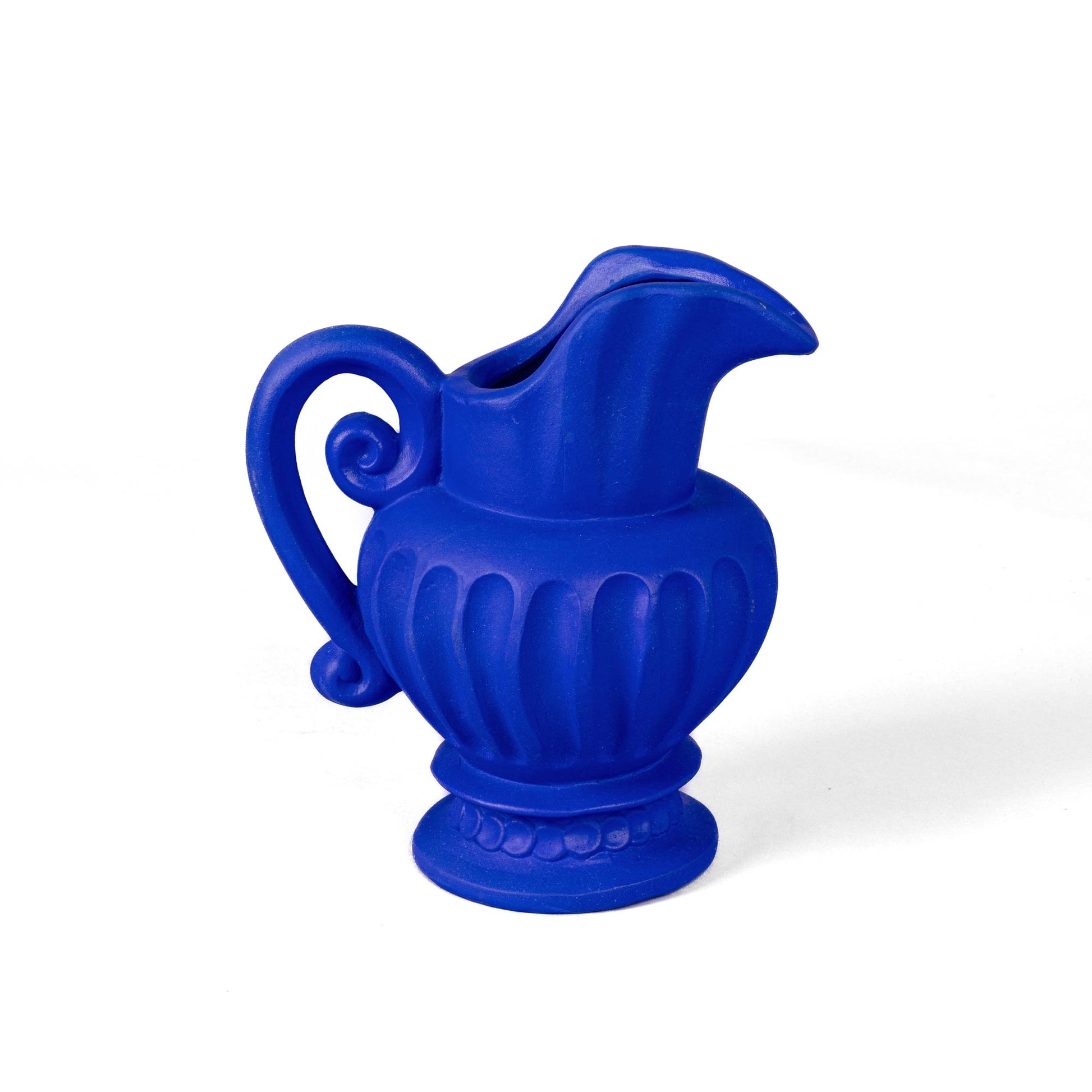 Vaso in Terracotta Caraffa Blu 23,5 x 19 h 28 cm SELETTI