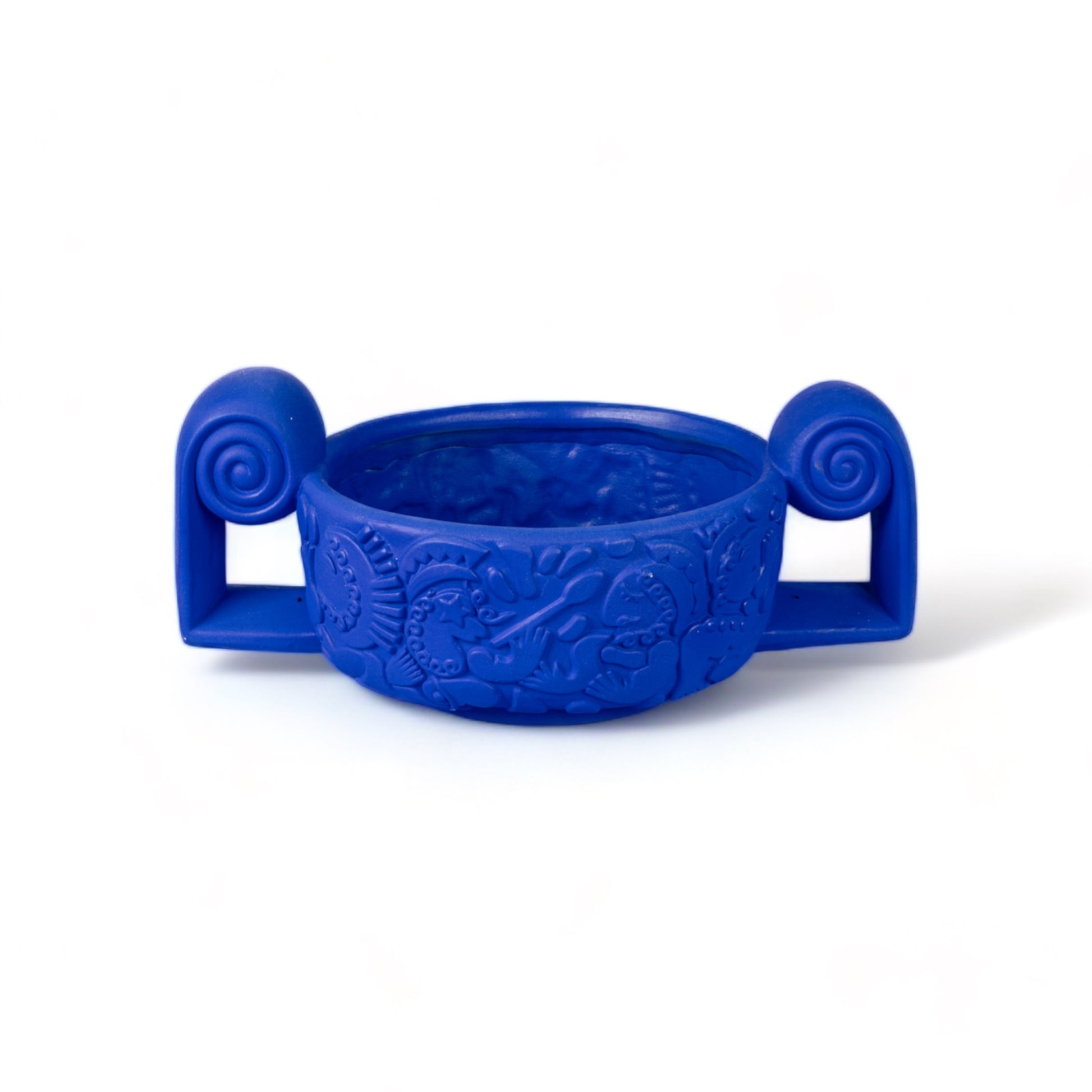 Vaso in Terracotta Centrotavola 50 x 31 h 21 cm Blu SELETTI