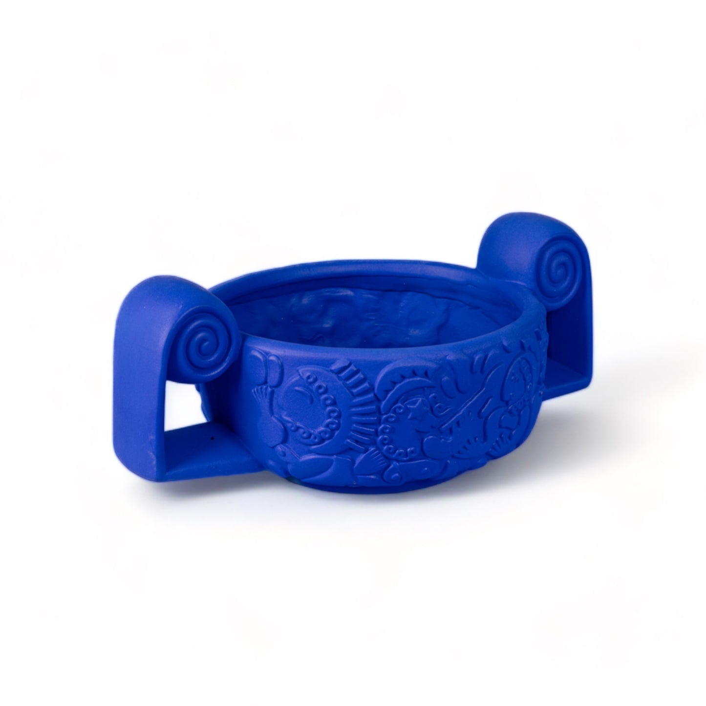 Vaso in Terracotta Centrotavola 50 x 31 h 21 cm Blu SELETTI