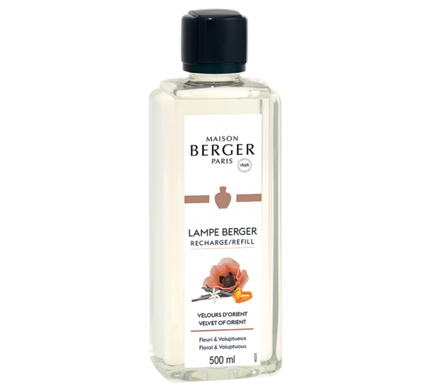 RICARICA PROFUMO 500ML VELOURS D'ORIENT PER LAMPE BERGER
