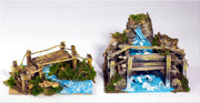 PONTE SU FIUME 15X10X6/11CM ASSORTITO