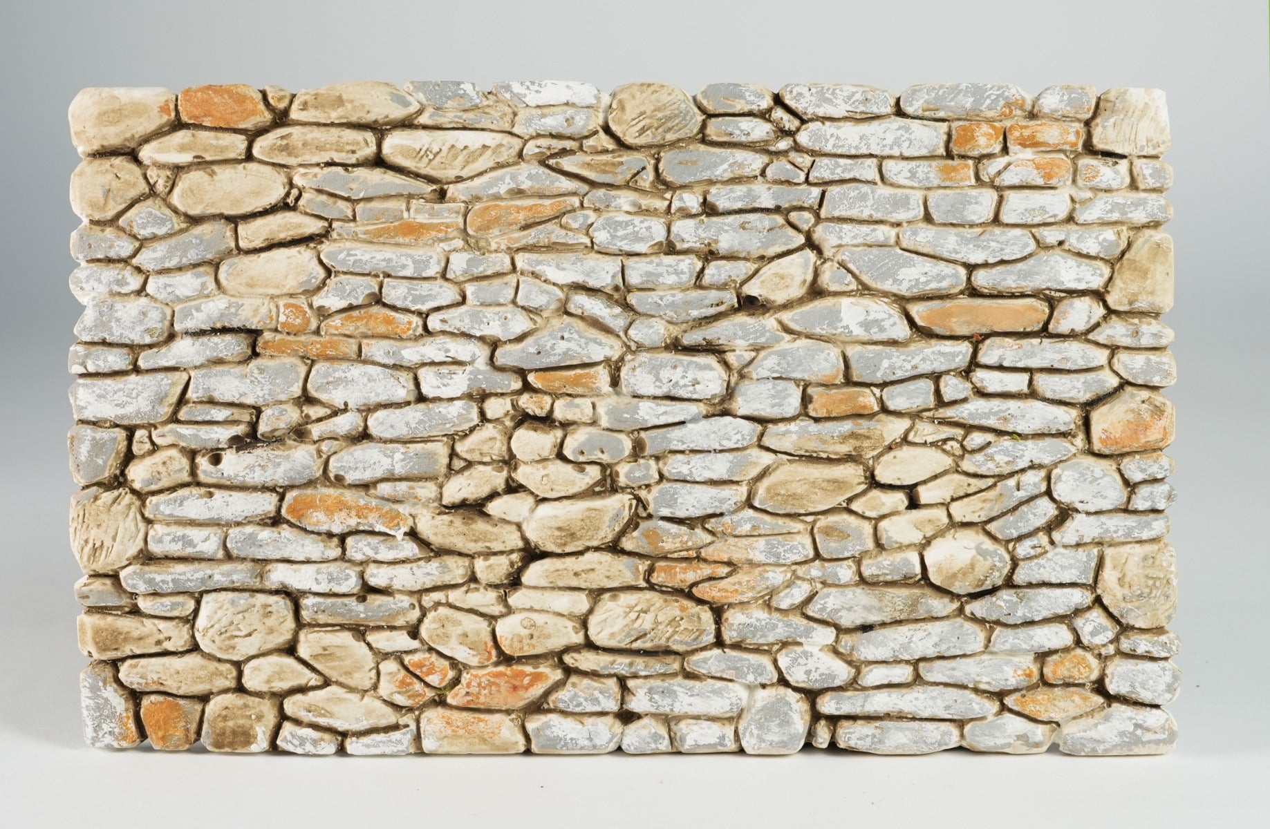 MURO IN PIETRA 26X0,6X15,5CM IN GESSO