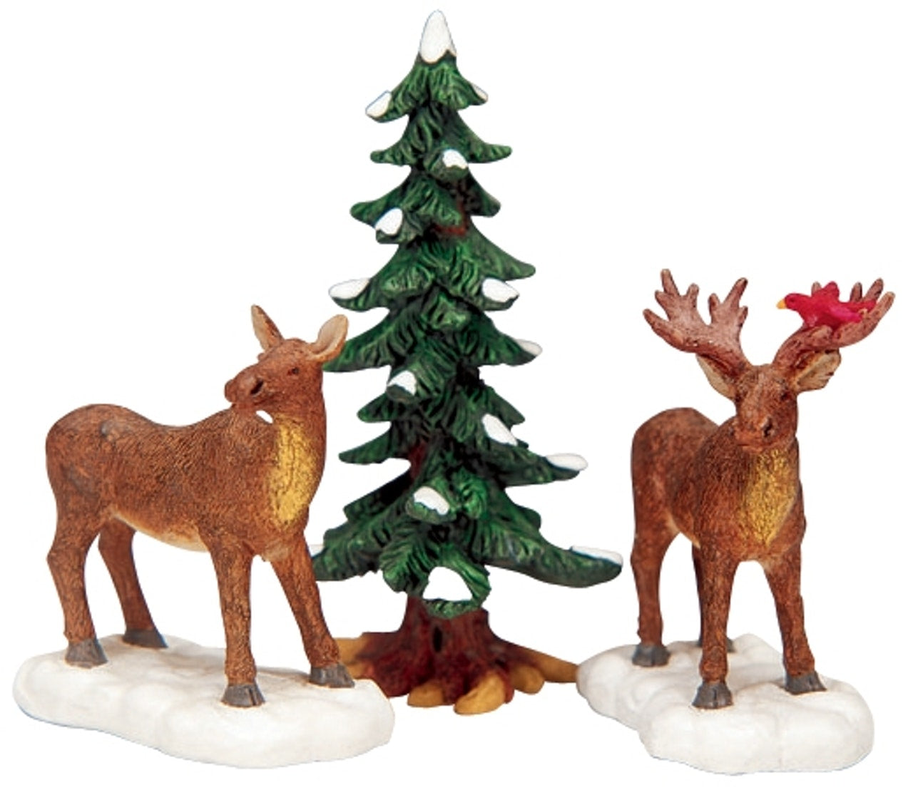 Mr. And Mrs. Moose, Set Of 3 - LEMAX COD. 32725