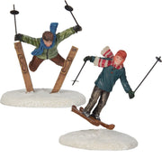 SCIATORI DURANTE UN SALTO - SKI JUMPER 2 PIECES