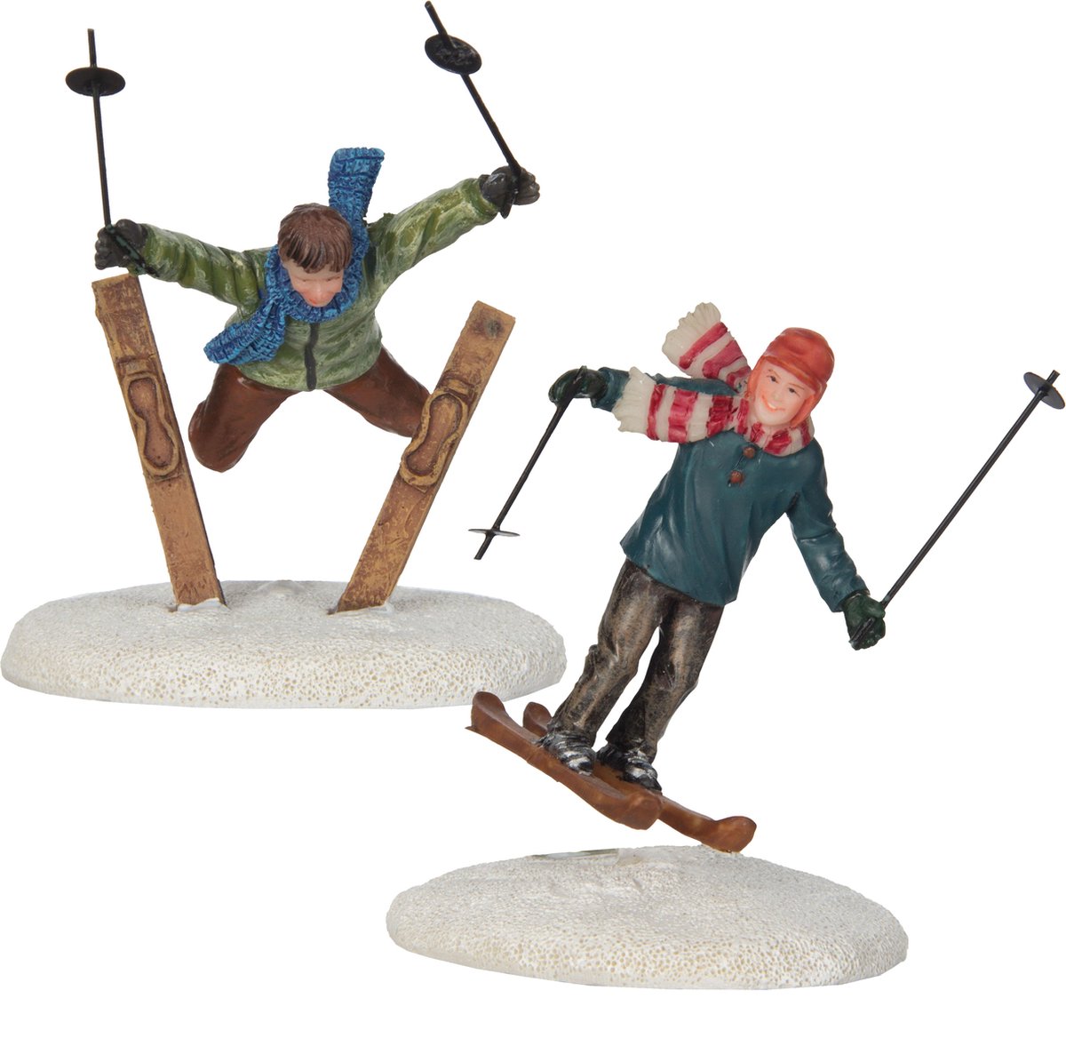 SCIATORI DURANTE UN SALTO - SKI JUMPER 2 PIECES