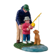 His First Fishing Lesson - LEMAX COD. 12038
