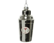 DECORAZIONE NATALIZIA SHAKER H10,5CM ARGENTO DA APPENDERE