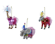 1 CIONDOLO ANIMALE CON VESTITO E GLITTER MODELLO ASSORTITO