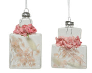 DECORAZIONE BOTTIGLIA DI PROFUMO DA APPENDERE H10.5 MODELLO ASSORTITO