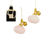 Pendente profumo in vetro 8 x 8 x 10,5 cm colori modello assortito Peraga Christmas