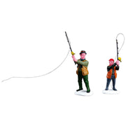 Flyfishing With Dad, Set Of 2 - LEMAX COD. 12495