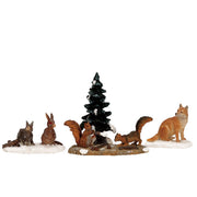 Woodland Animals, Set Of 4 - LEMAX COD. 12516