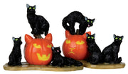 GATTI NERI - HALLOWEEN CATS, SET OF 2 12883