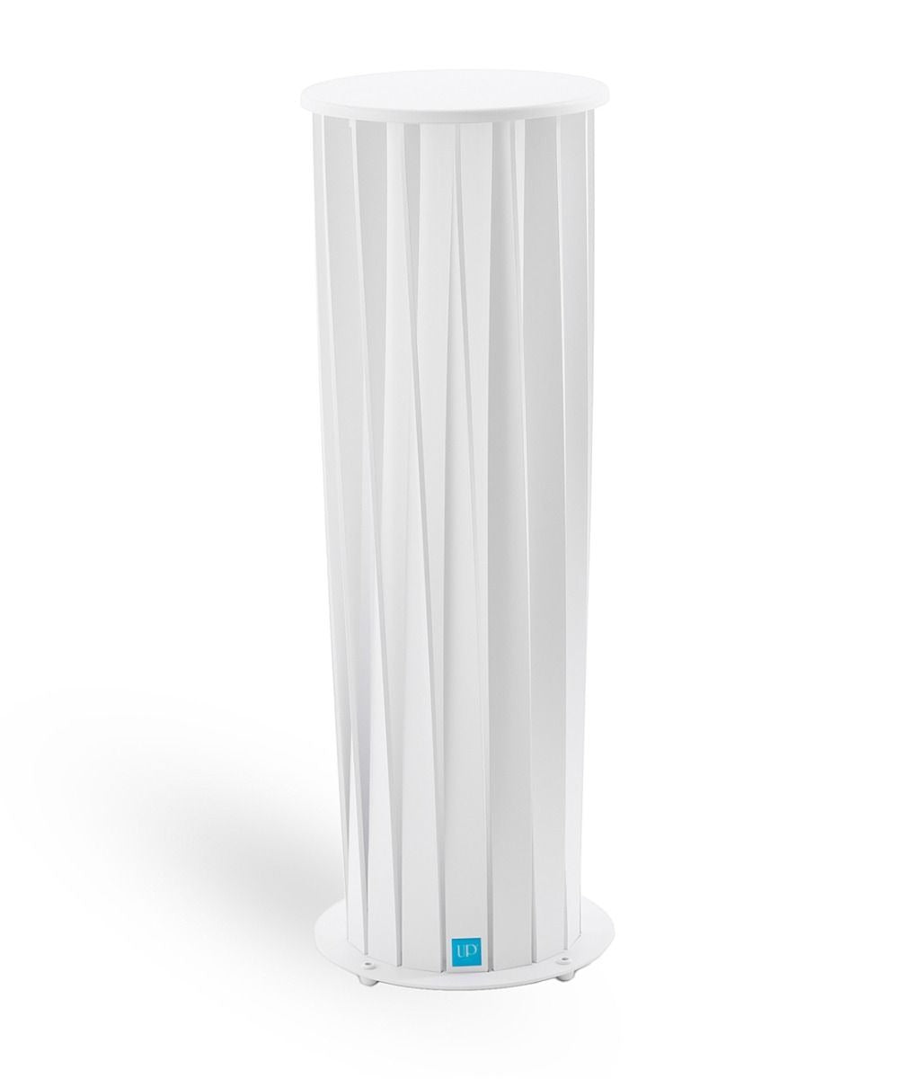 LAMPADA ATON H CM 76 IN ALLUMINIO A LISTELLI RITORTI