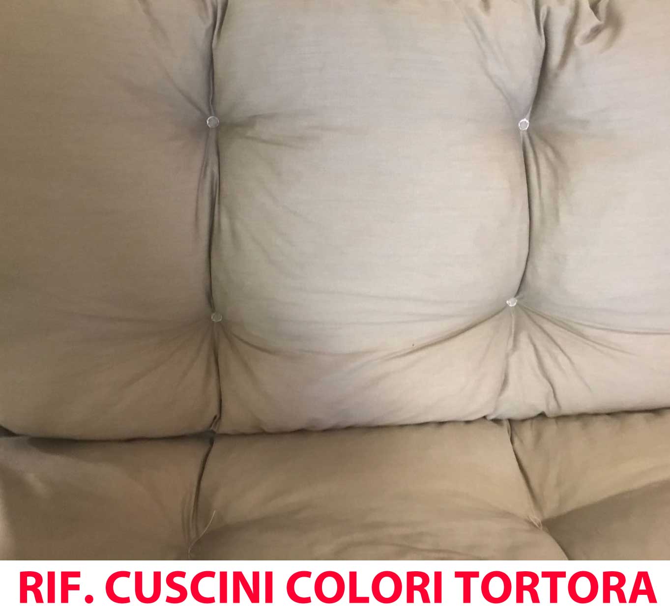 DONDOLO BALI TRE POSTI MARRONE CUSCINERIA TORTORA