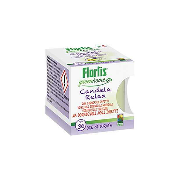 CANDELA RELAX BICCHIERE IN VETRO ANTI INSETTI