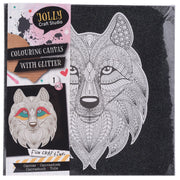 TELA CON DISEGNO ARTISTICO DA COLORARE 29X29CM ASSORTITA