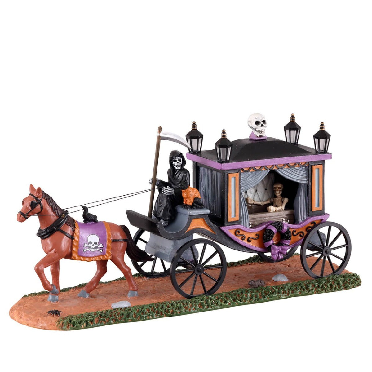 CARROZZA CON SCHELETRI - SPOOKY VICTORIAN HEARSE