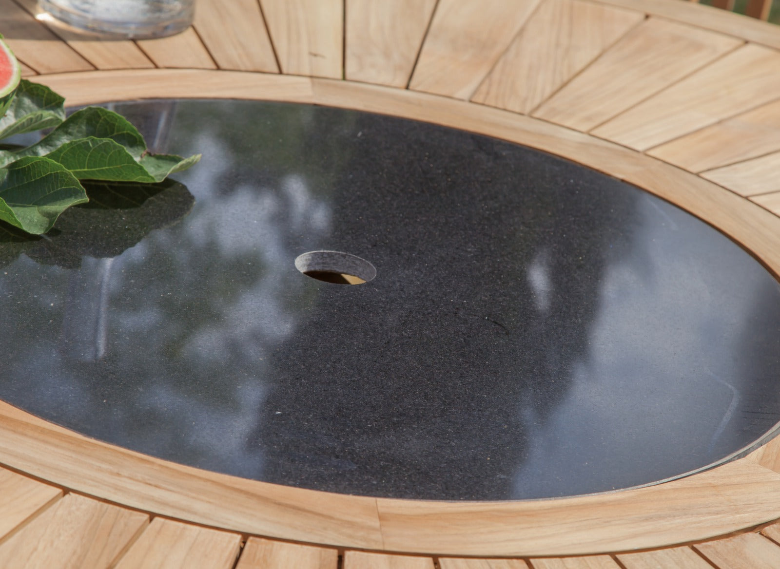 TAVOLO BREHAT TEAK Ø 155 CM