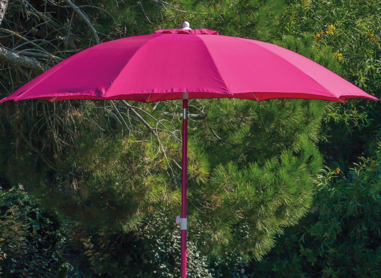 OMBRELLONE IN ALLUMINIO D.270CM FRAGOLA