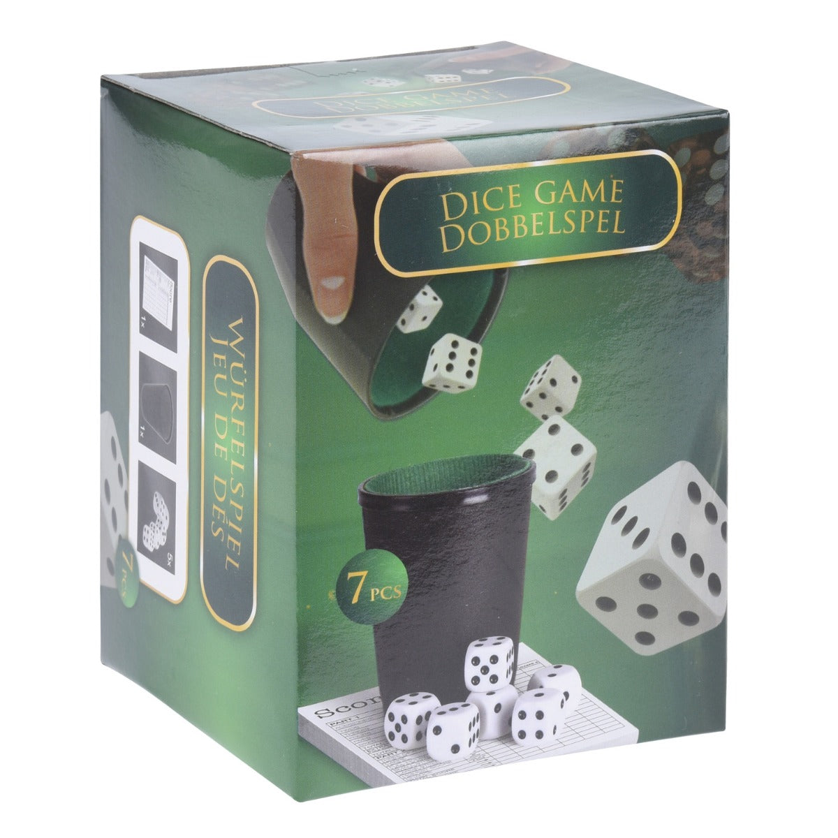 GIOCO DADI CON BICCHIERE
