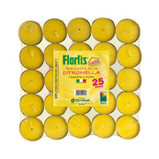 CANDELE 25PZ TEA LIGHTS CITRONELLA