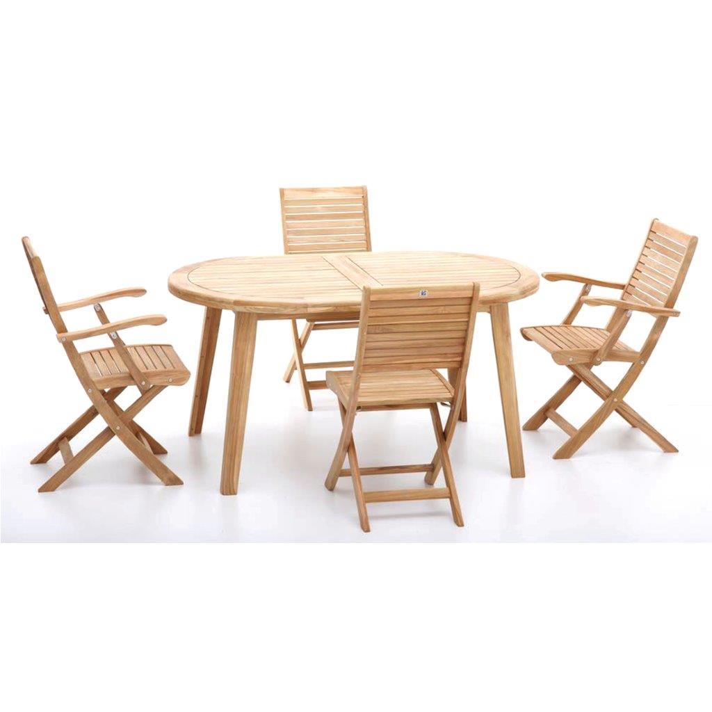 TAVOLO IN TEAK ALLUNGABILE JAKARTA 150/200X90 IN LEGNO