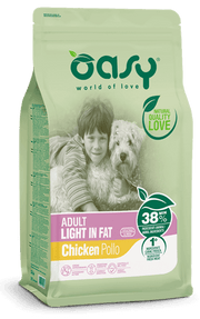 OASY SACCO CROCCHETTE CANE ADULT LIGHT IN FAT POLLO 12KG