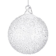 Pallina di natale Saturno Trasparente D10cm