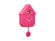 Orologio da Parete Modern Cuckoo 21,5x41x8,5cm Rosa Acceso Karlsson