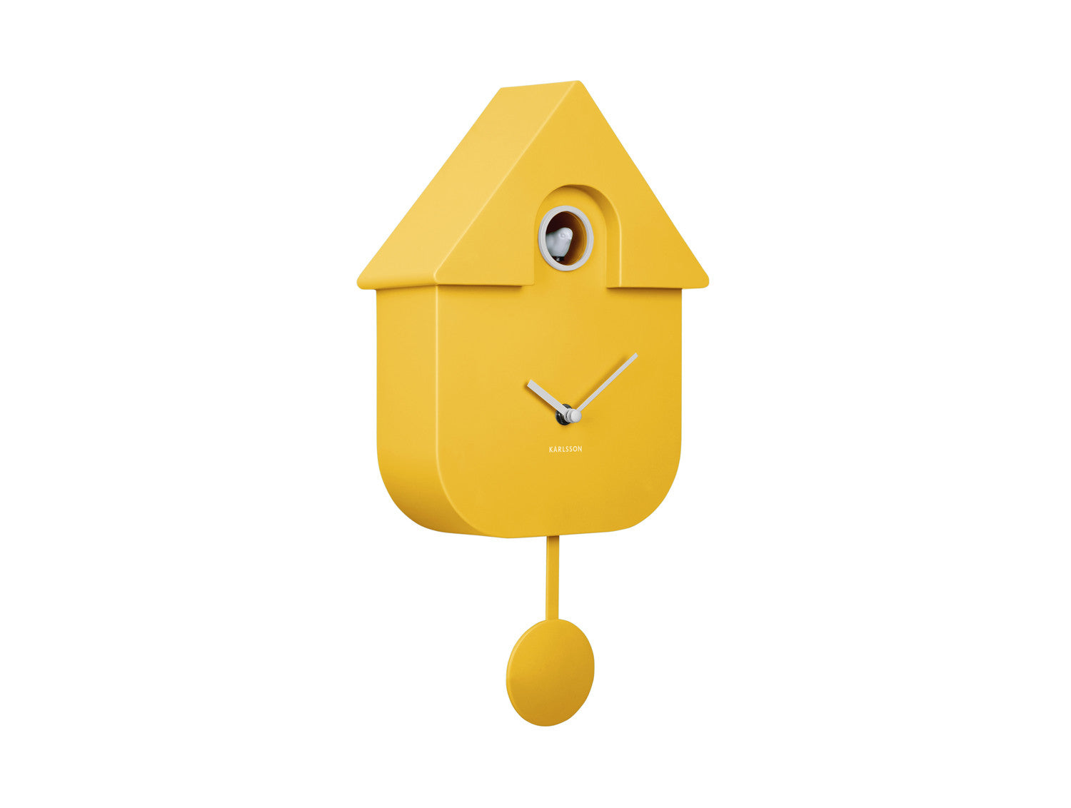 Orologio da Parete Modern Cuckoo Giallo Brillante Karlsson