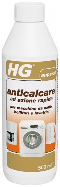 ANTICALCARE AD AZIONE RAPIDA PER MACCHINE DA CAFFÈ, BOLLITORI E LAVATRICI 500ML