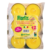 MAXI TEALIGHT CITRONELLA 12PZ