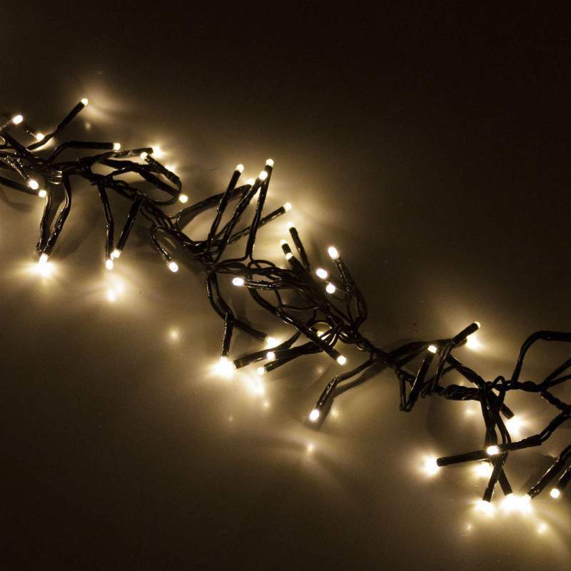 1500 LED BIANCO CALDO, CAVO 30MT 2CM DISTANZA BULBI, CON GIOCO LUCE