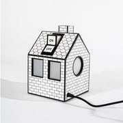 Lampada On-Off Casetta Bianco e Nero Seletti