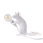 Lampada Mouse Mac 6,2x21 h.8,1cm Bianca SELETTI