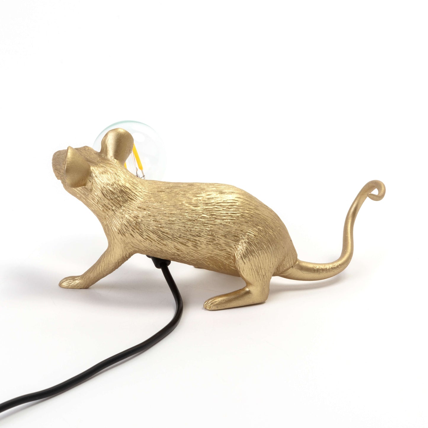Lampada Mouse 6,2x21x8,1cm Oro Seletti