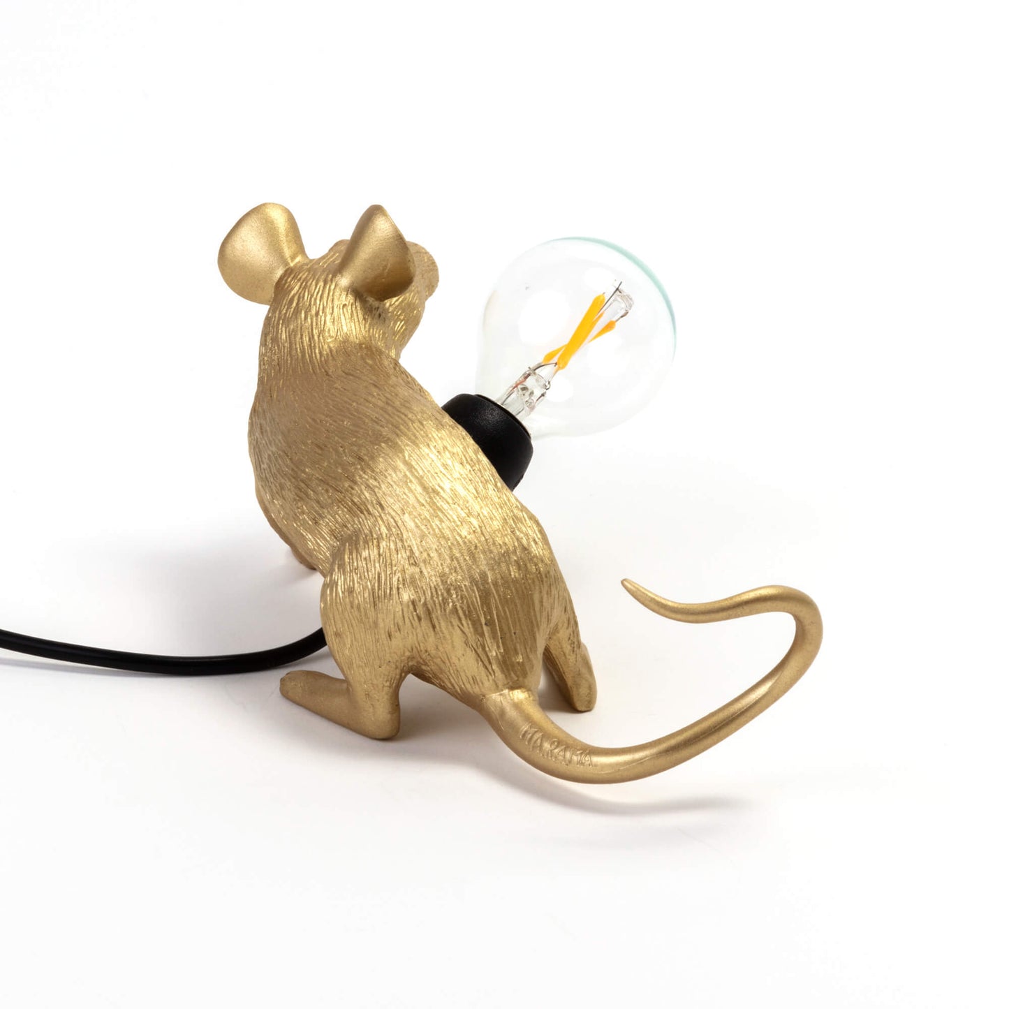 Lampada Mouse 6,2x21x8,1cm Oro Seletti