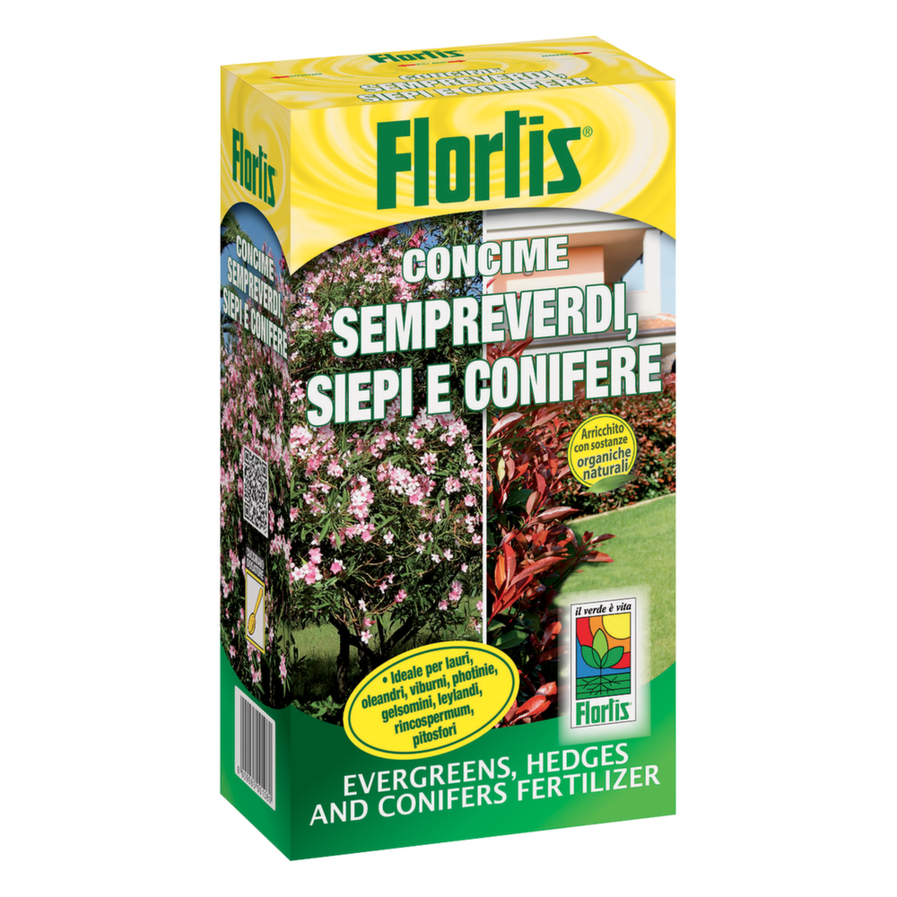 CONCIME PER PIANTE SEMPREVERDI, SIEPI E CONIFERE 1KG