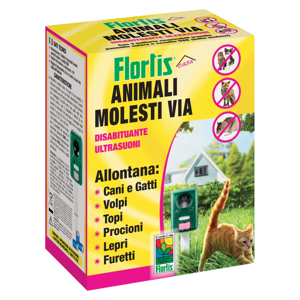 DISABITUANTE ANIMALI MOLESTI VIA ULTRASUONI