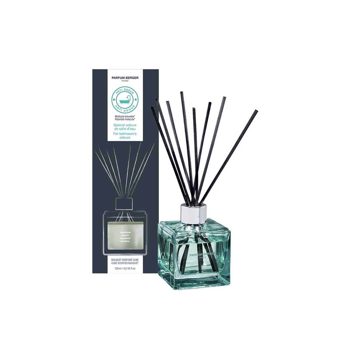 LAMPE BERGER BOUQUET PARFUMÉ CUBE SALLE D'EAU 125 ML