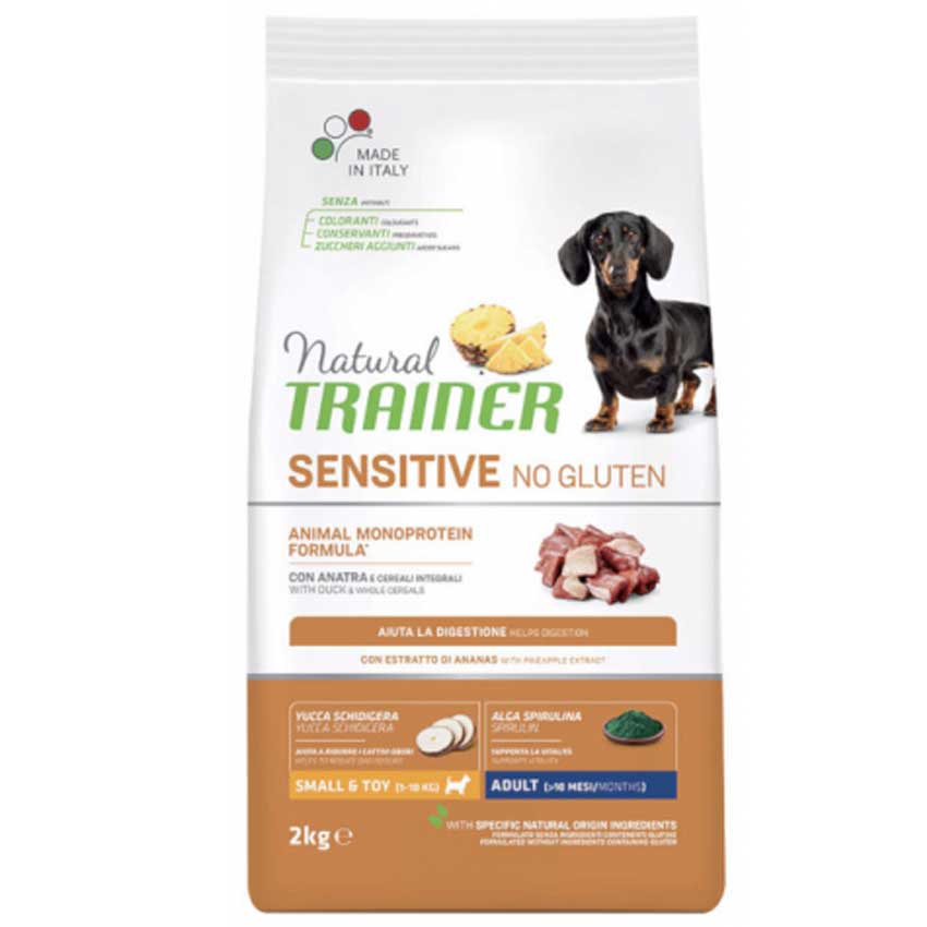 CROCCHETTE CANE ADULTO SMALL&TOY NATURAL SENSITIVE ANATRA 2KG